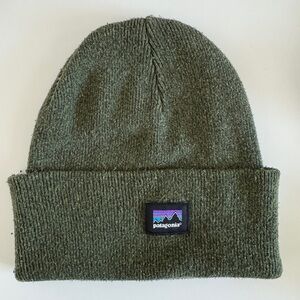 Patagonia Forest Green Knit Hat
